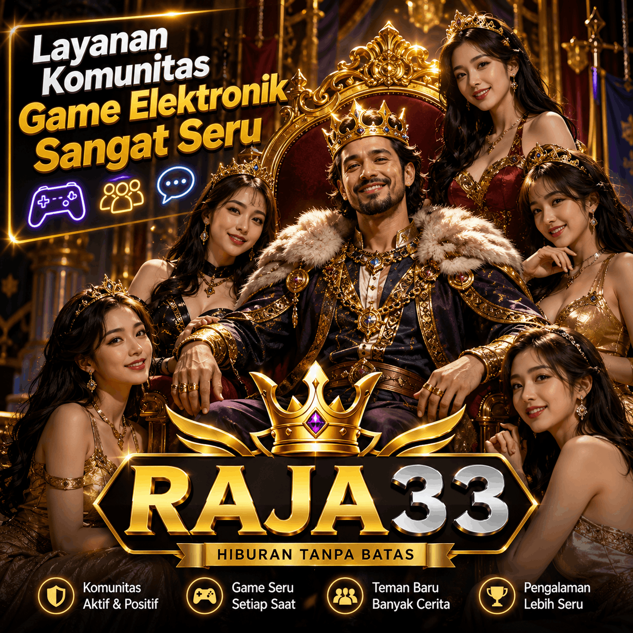 RAJA33 | Layanan Komunitas Game Elektronik Sangat Seru